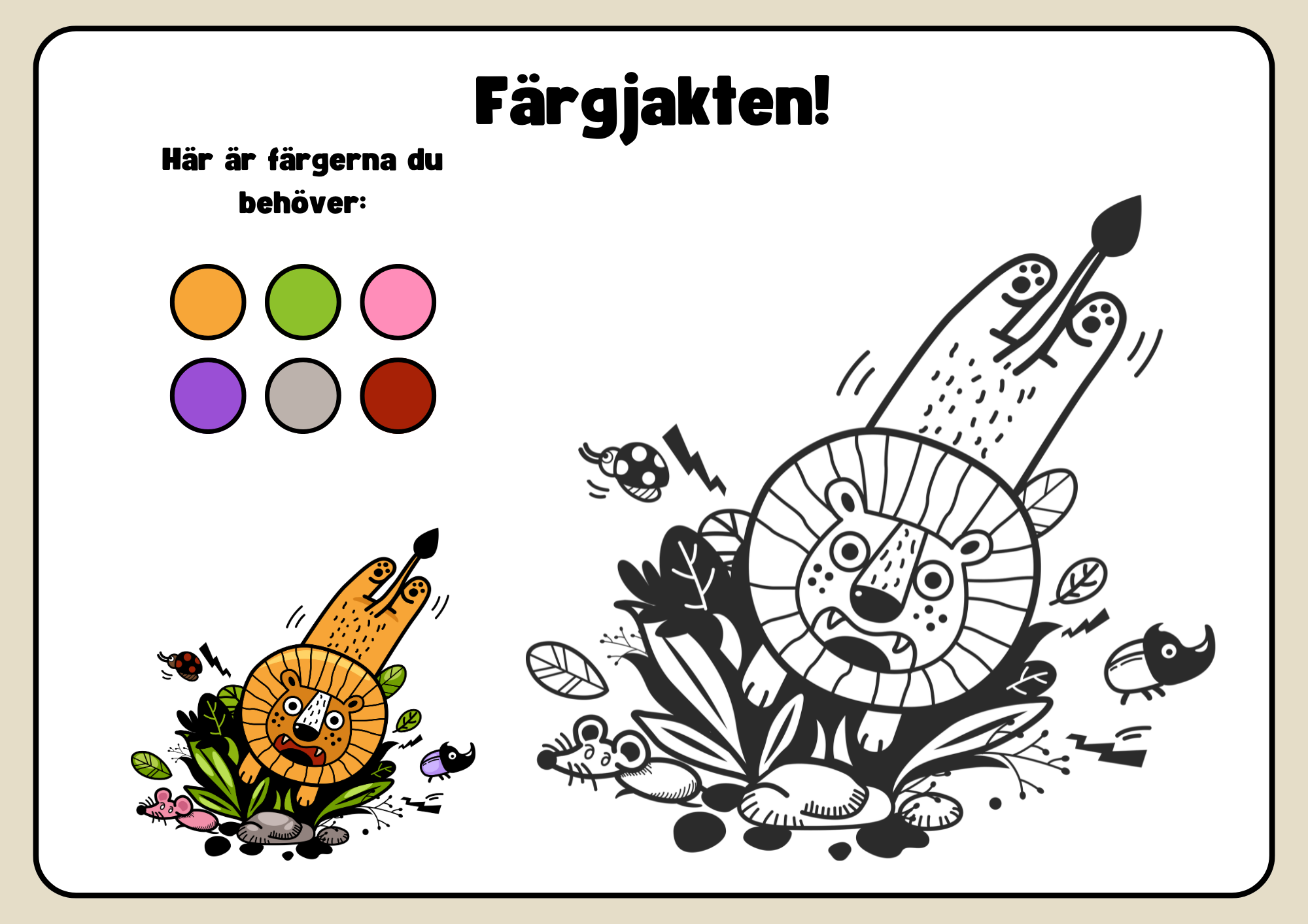 Färgjakten!