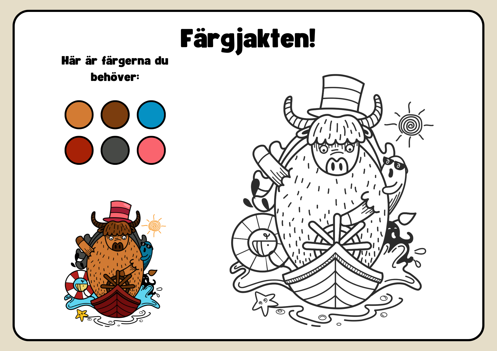 Färgjakten!