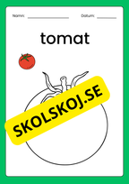 Målarbilder med grönsaker