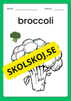 Målarbilder med grönsaker