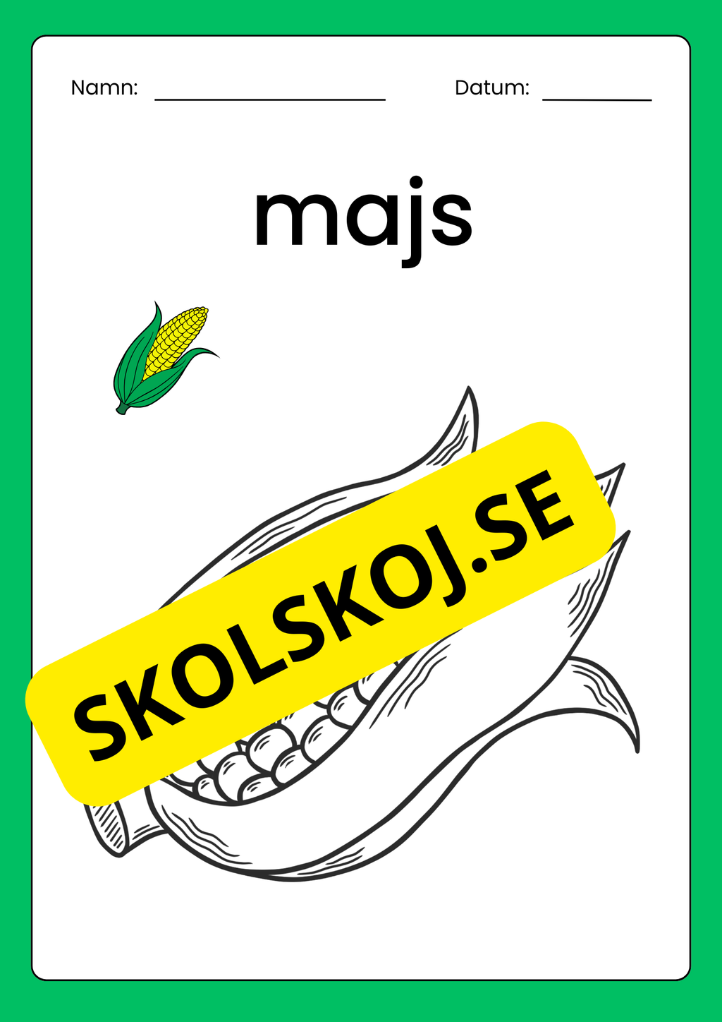 Målarbilder med grönsaker