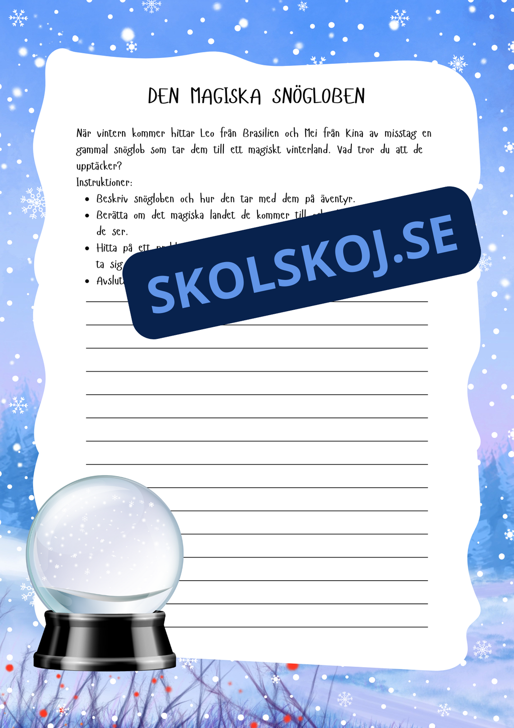 Den magiska snögloben