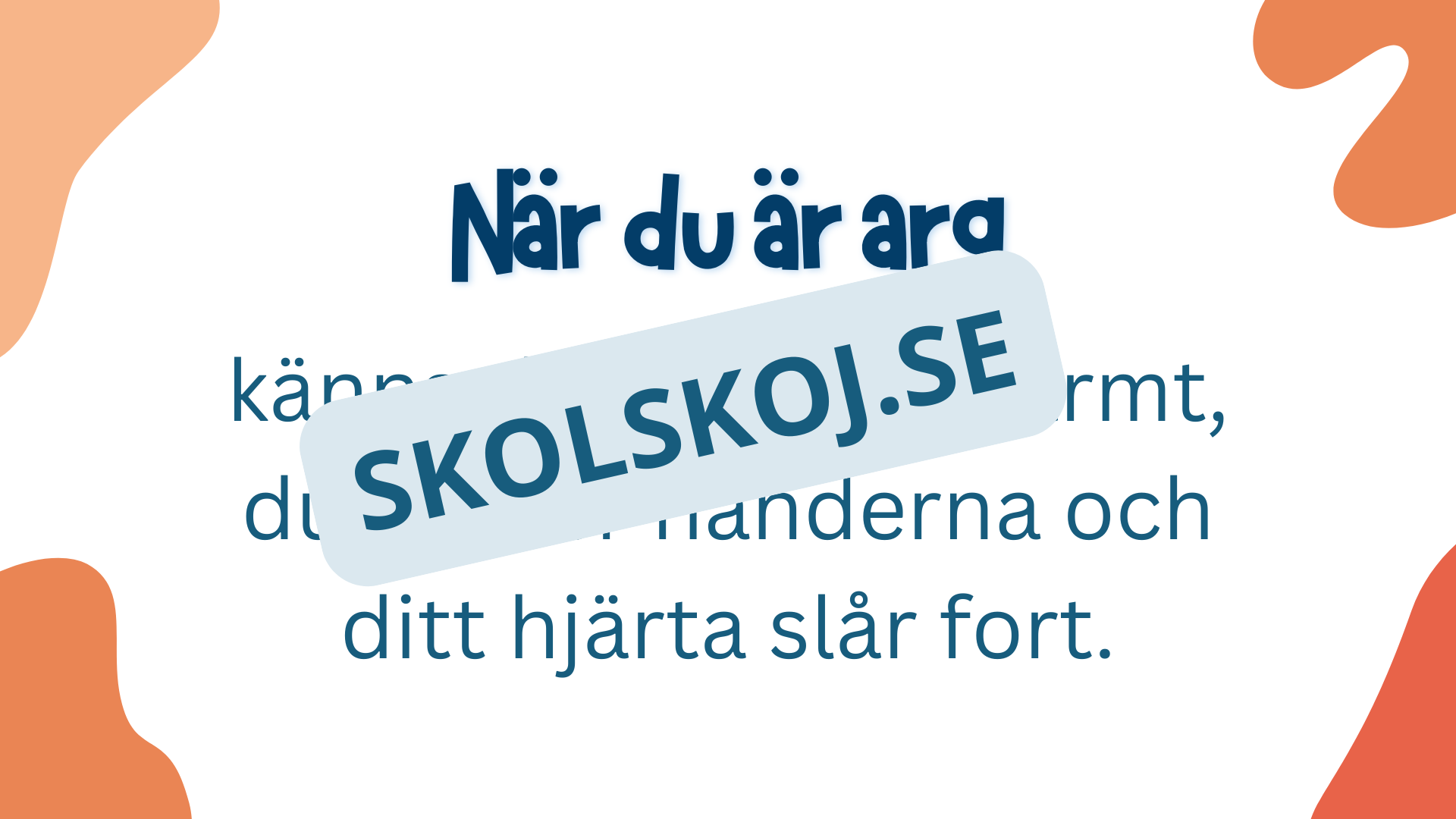 Det är okej att låta känslorna finnas
