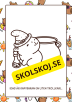 Min Kapybara - Halloween - Målar- och läsbok