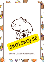 Min Kapybara - Halloween - Målar- och läsbok