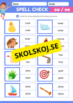 Engelska - Spell check