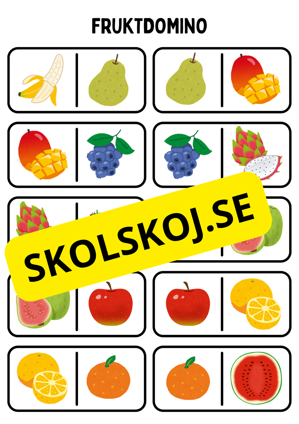 Fruktdomino