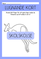 Specialpedagogik - Lugnade kort