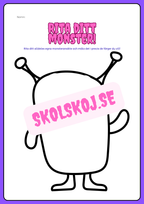 Rita ditt monster - Häfte