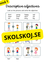 Engelska - Adjectives - Tre olika nivåer