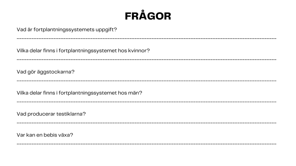 Människokroppen - Årskurs 7 - 9
