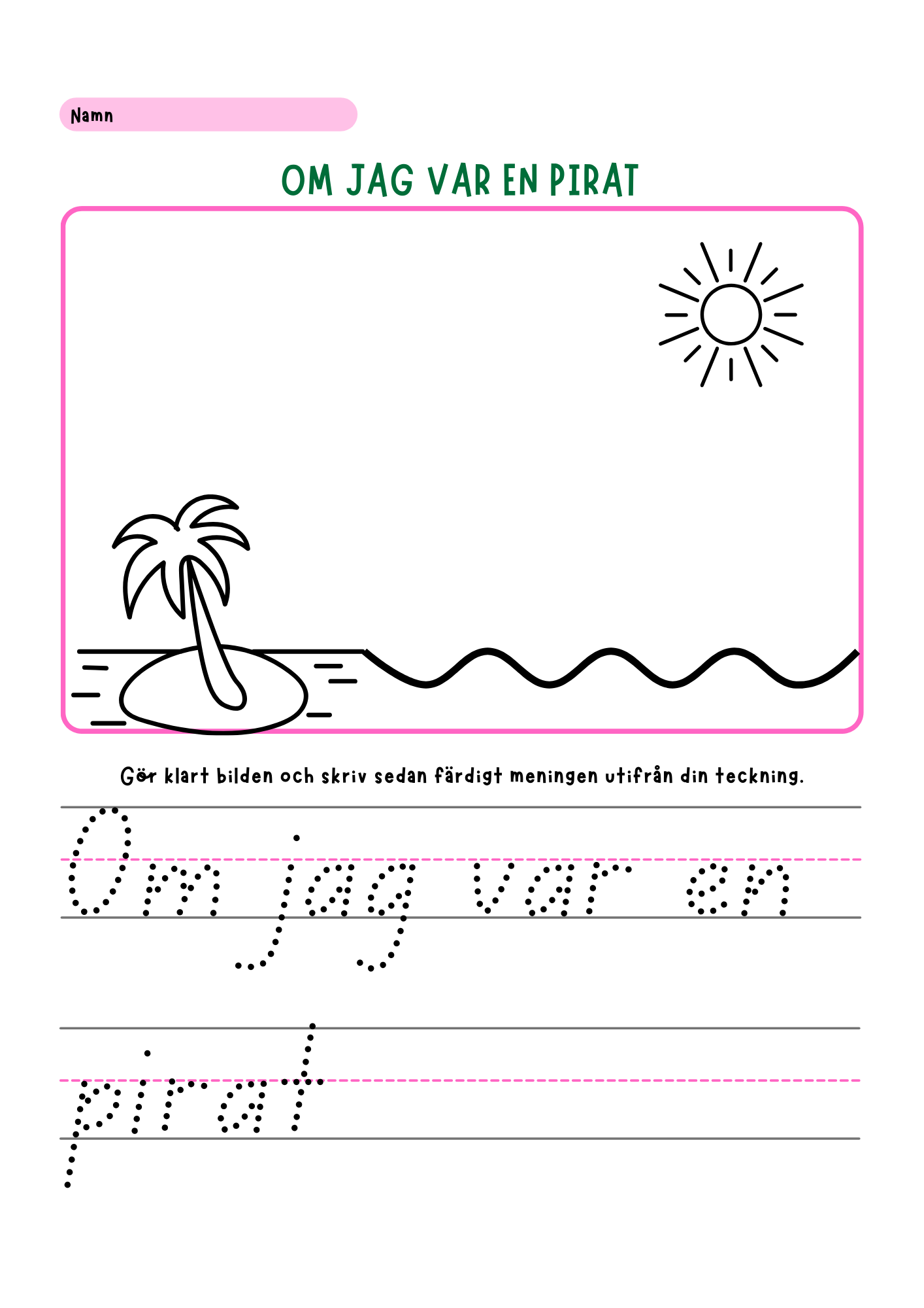 Rita klart – skriv klart