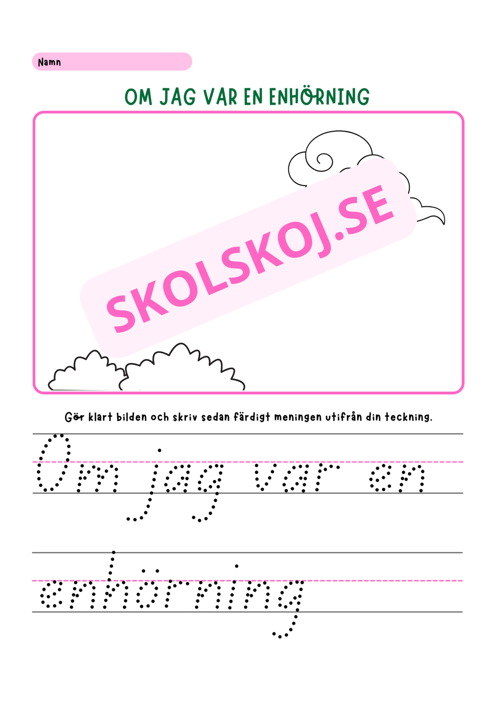 Rita klart – skriv klart
