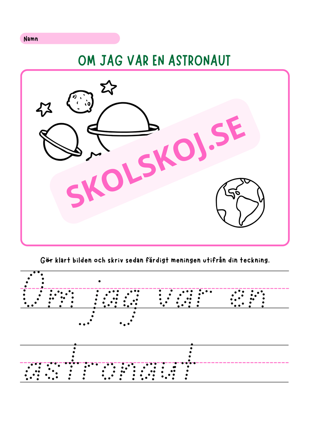 Rita klart – skriv klart