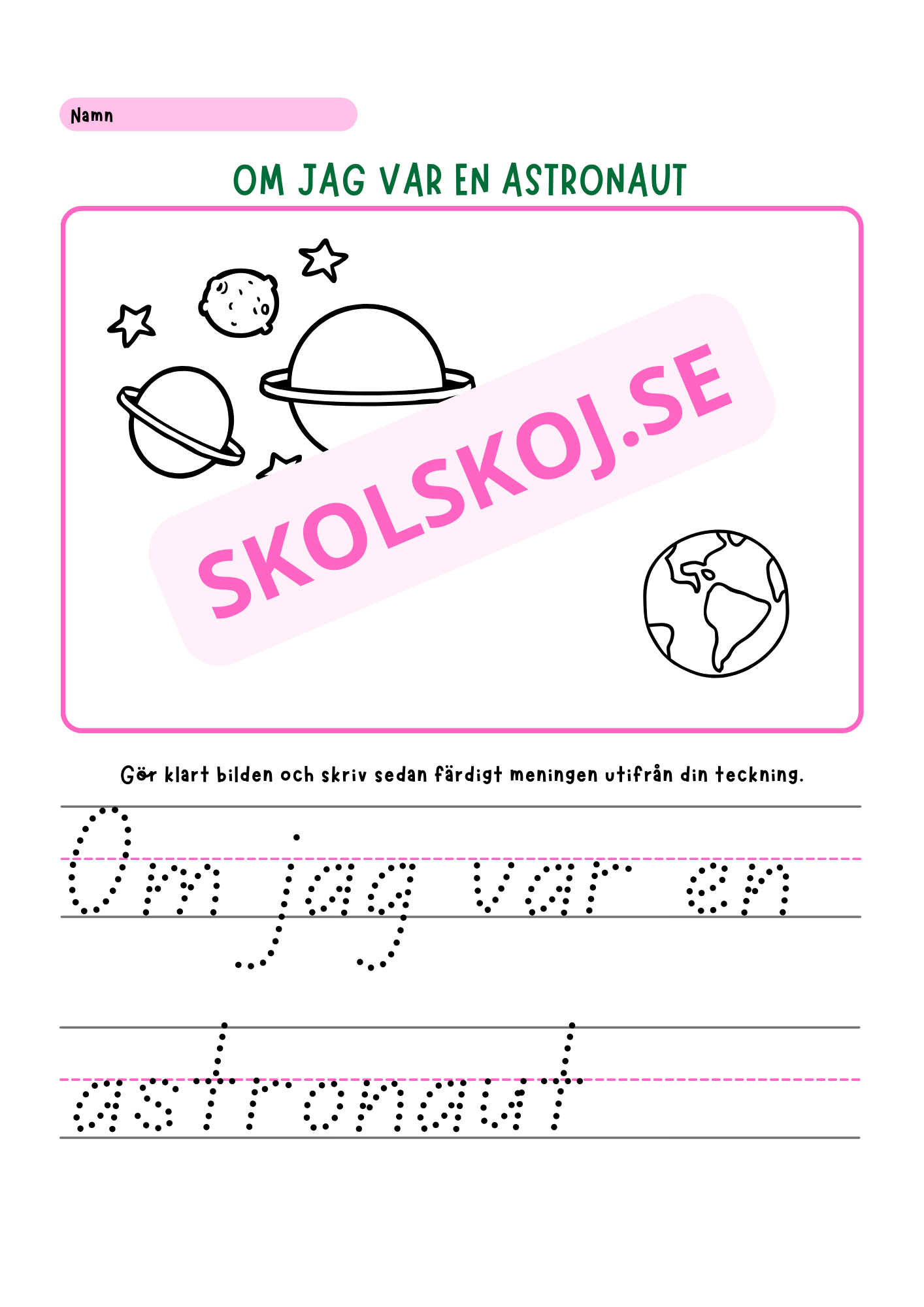 Rita klart – skriv klart