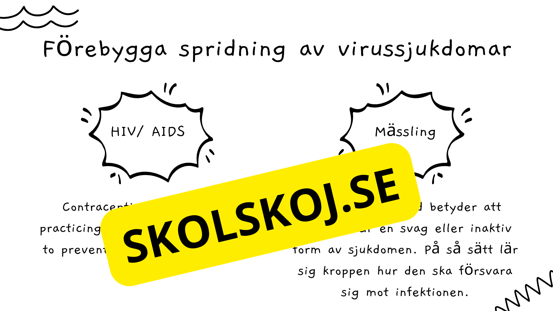 Virus - Biologi - Presentation + frågor - Åk 6 - 9