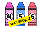 Sifferäventyr med färgglada kritor - A5 Storlek