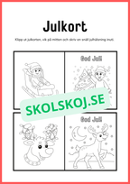 Julkort - God Jul