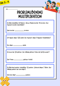 Problemlösning - Matematik - Åk 3 - 4 (Multiplikation)