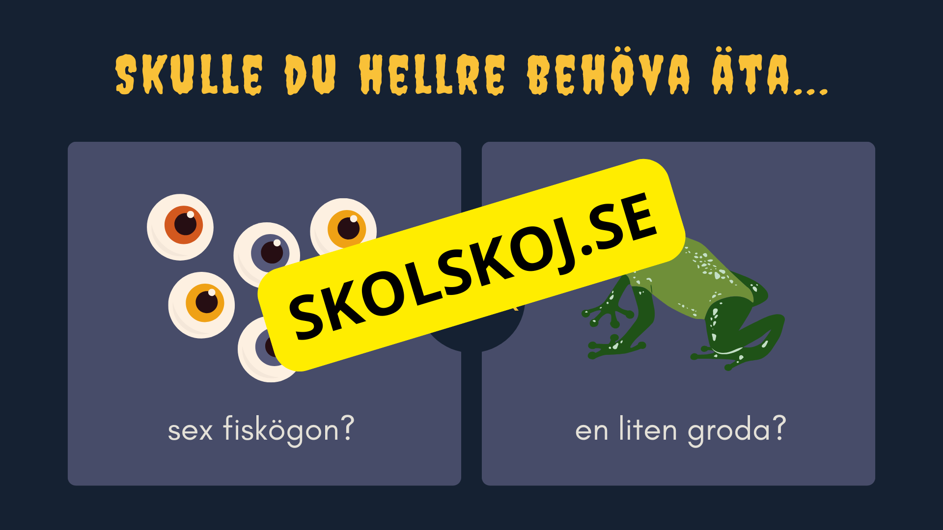 Skulle du hellre - Halloween