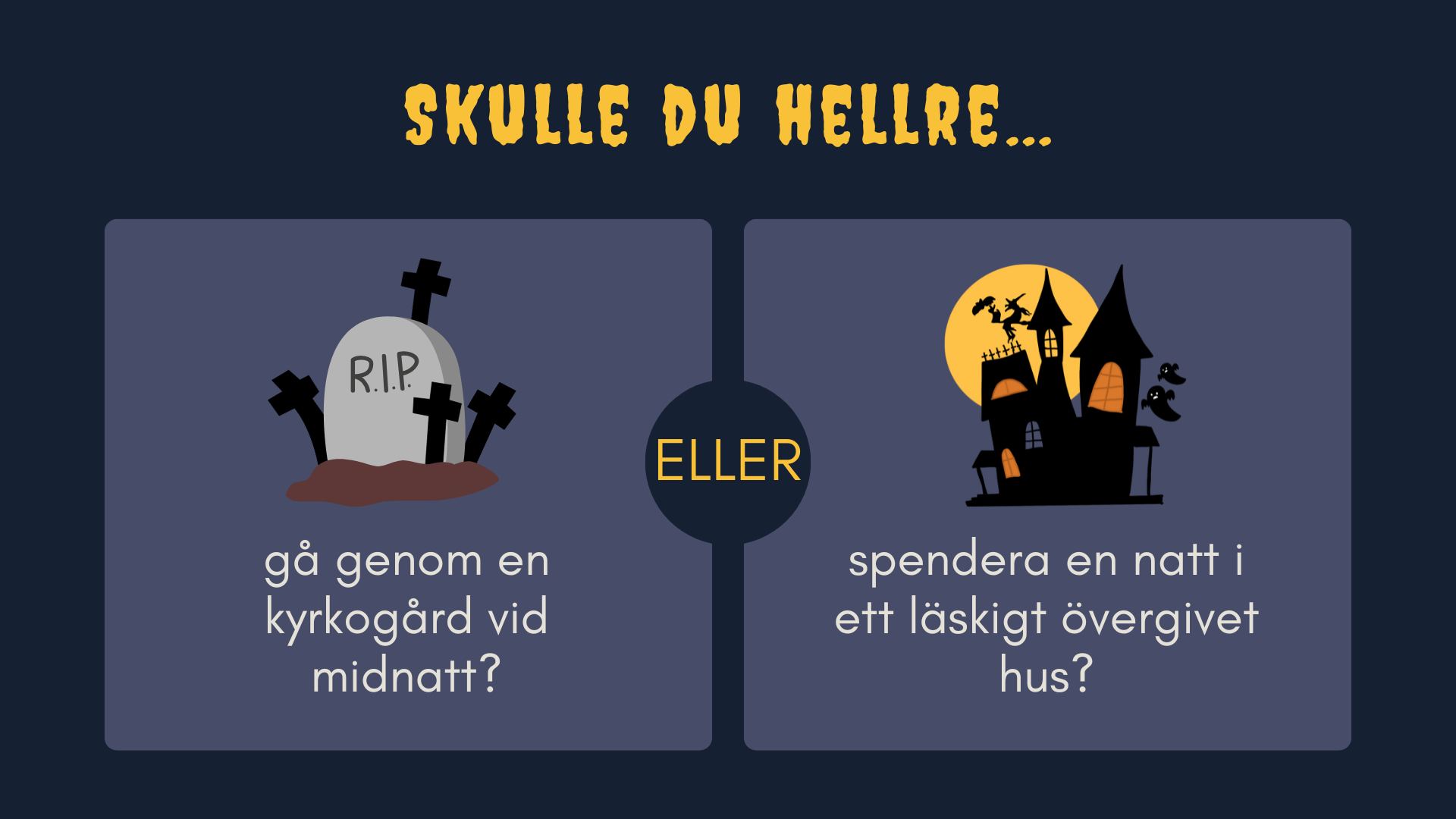 Skulle du hellre - Halloween