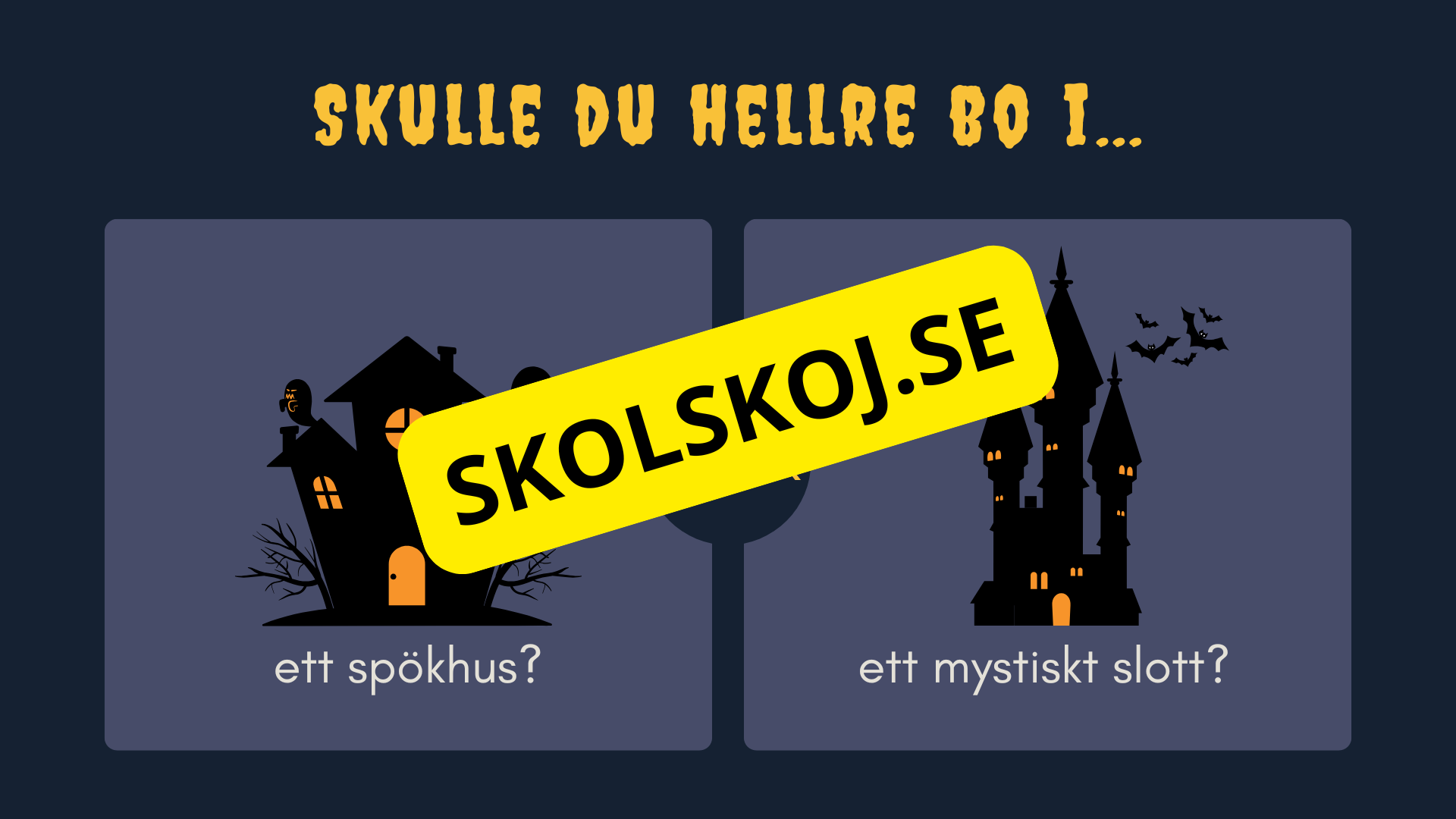 Skulle du hellre - Halloween