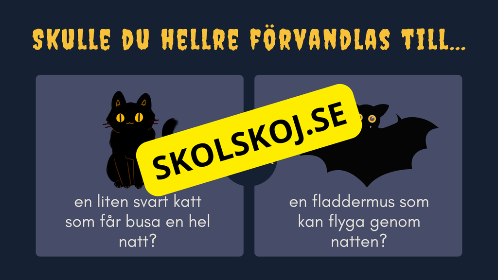Skulle du hellre - Halloween