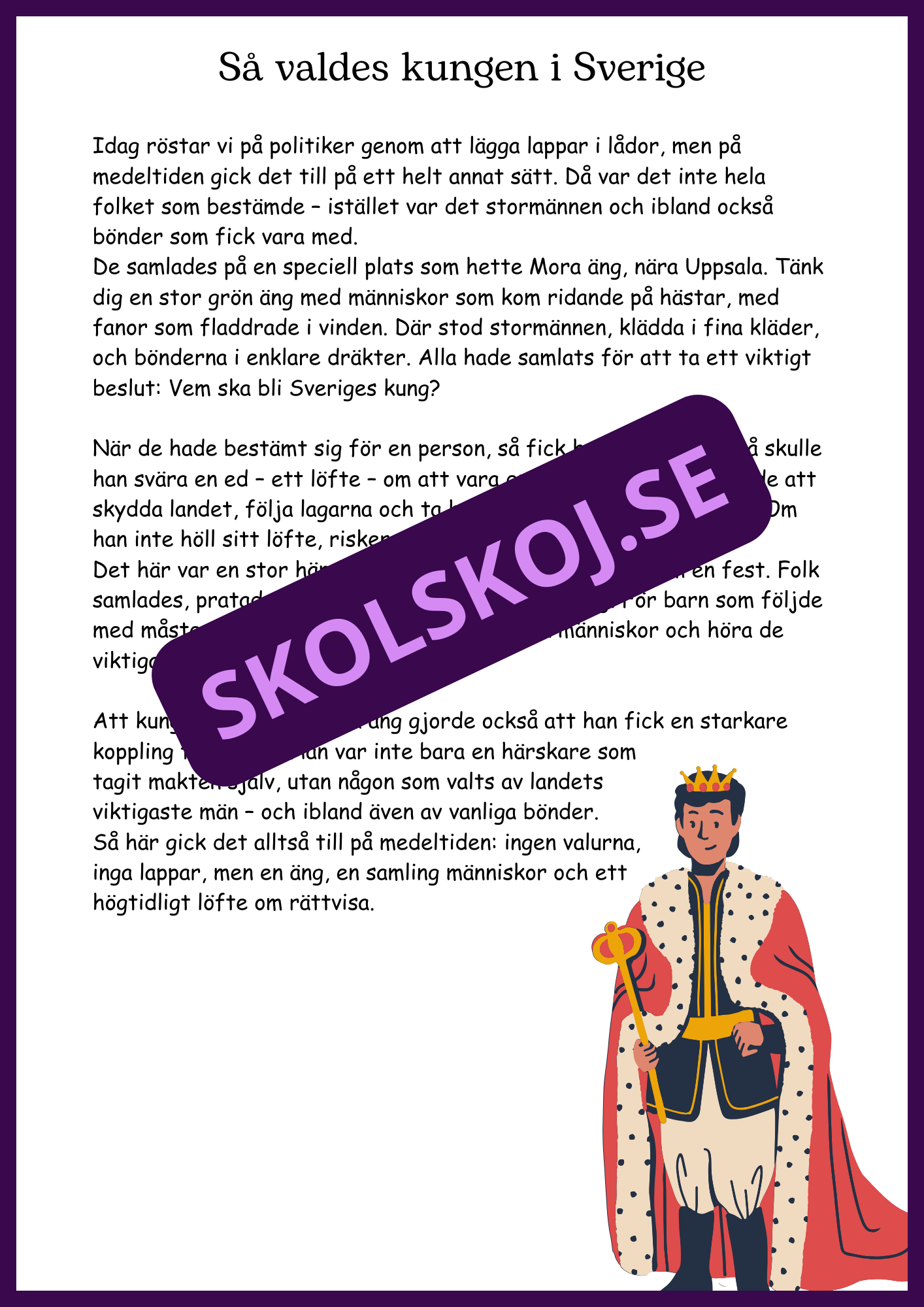 Livet på medeltiden - Häfte - Årskurs 4 - 6