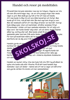 Livet på medeltiden - Häfte - Årskurs 4 - 6