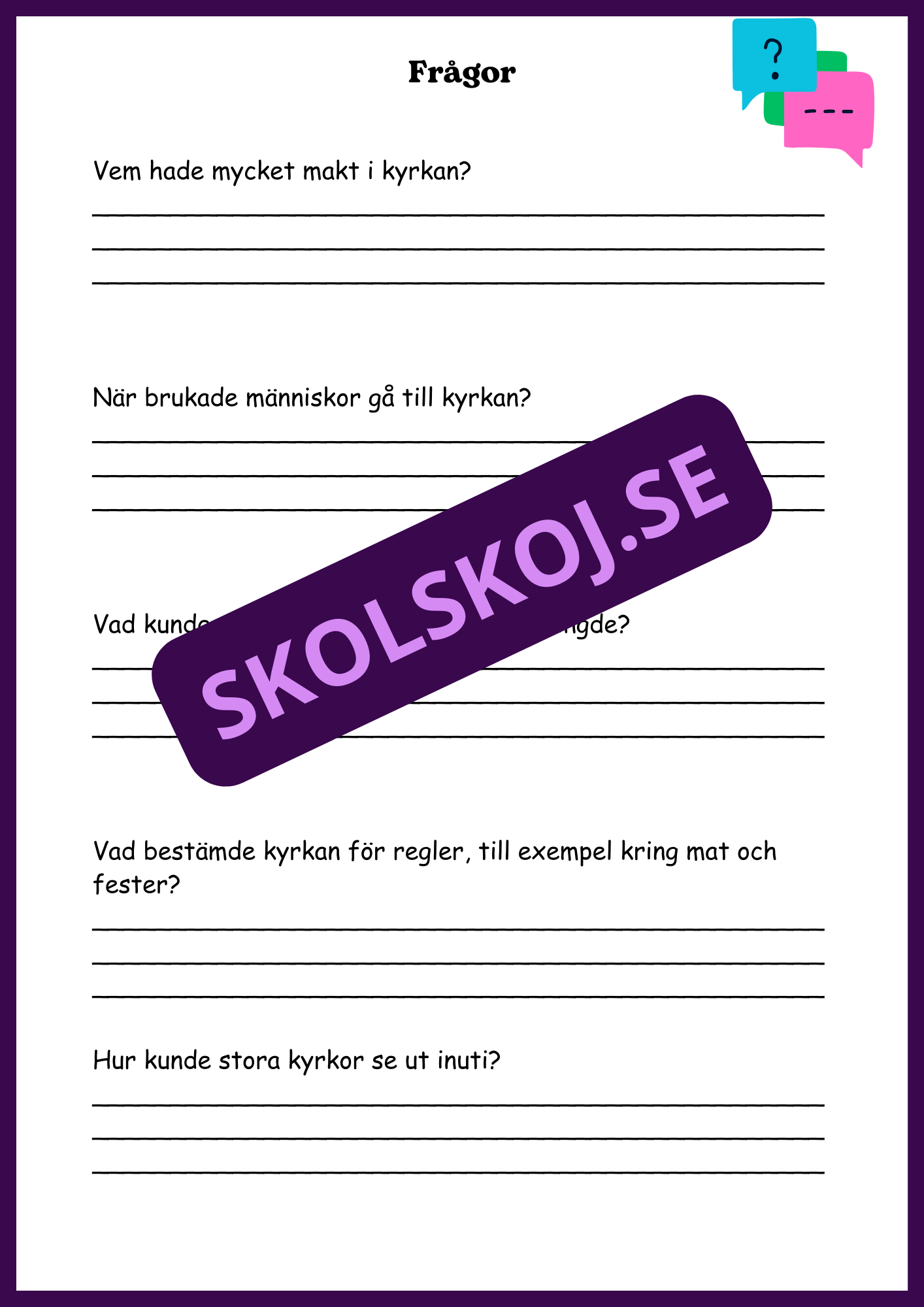 Livet på medeltiden - Häfte - Årskurs 4 - 6