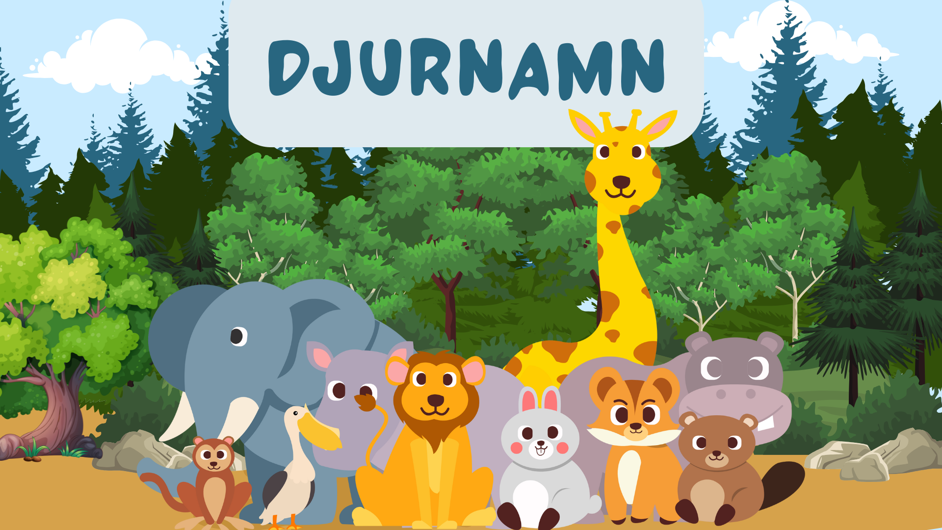 Djurnamn - Häfte