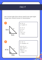 Att leka med Pythagoras sats + FACIT