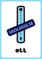 Väggsiffror - Häfte - 0 - 10