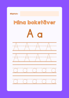 Mina bokstäver - Hela alfabetet