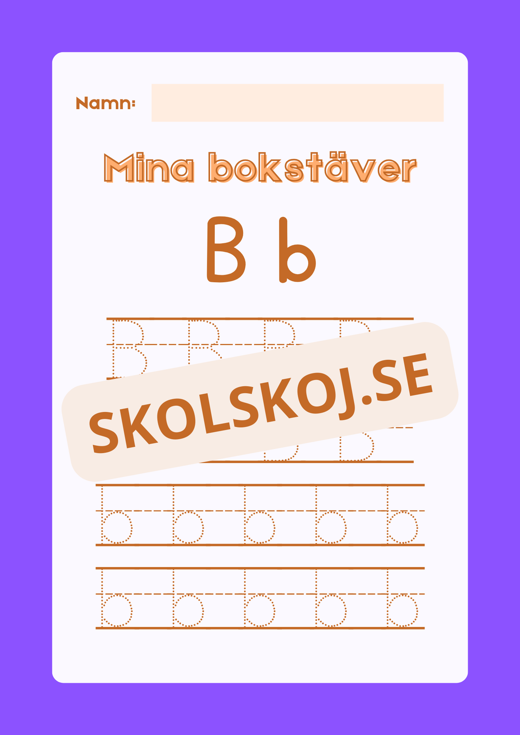 Mina bokstäver - Hela alfabetet