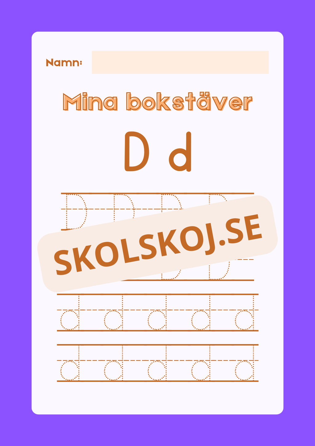 Mina bokstäver - Hela alfabetet