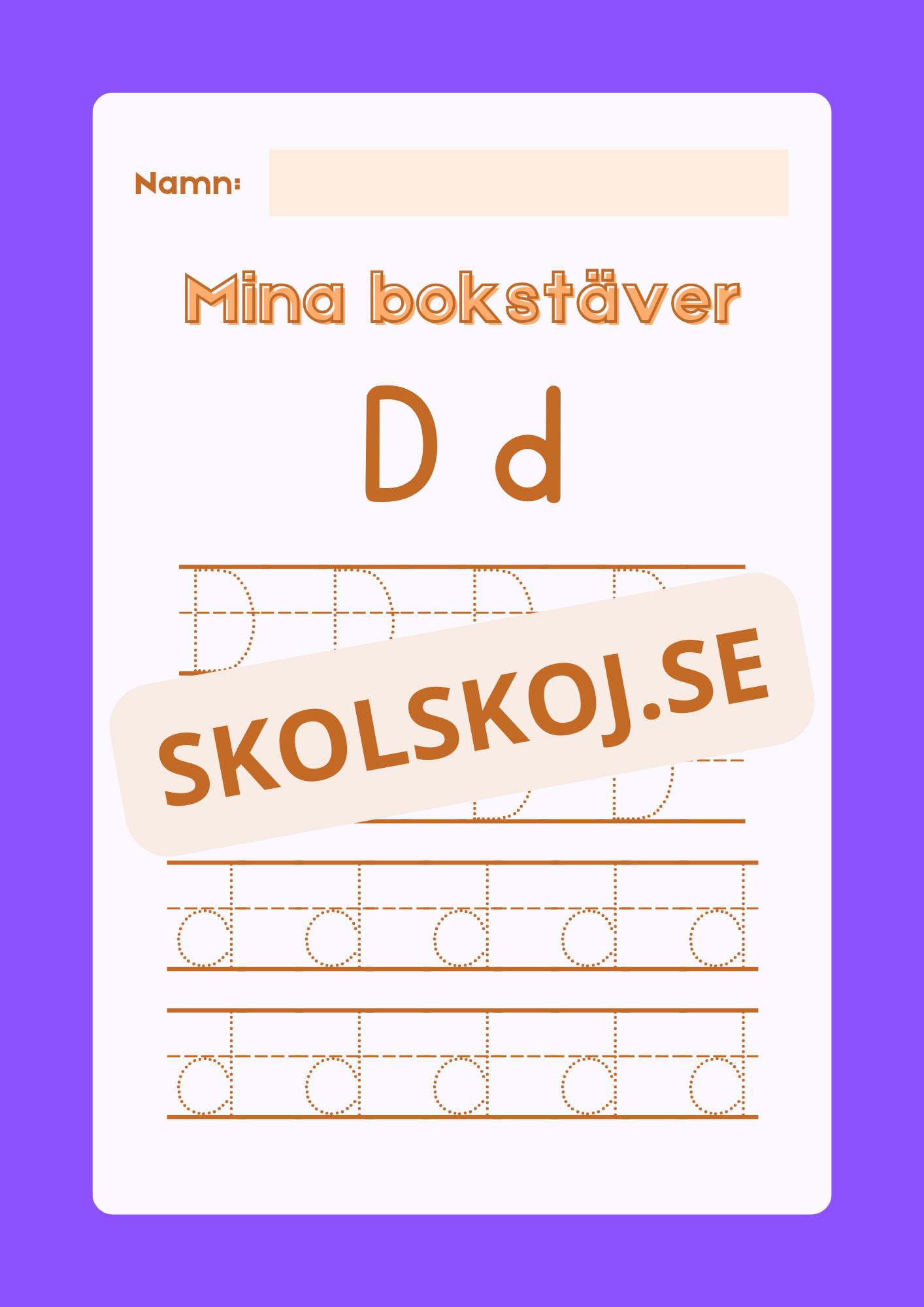 Mina bokstäver - Hela alfabetet