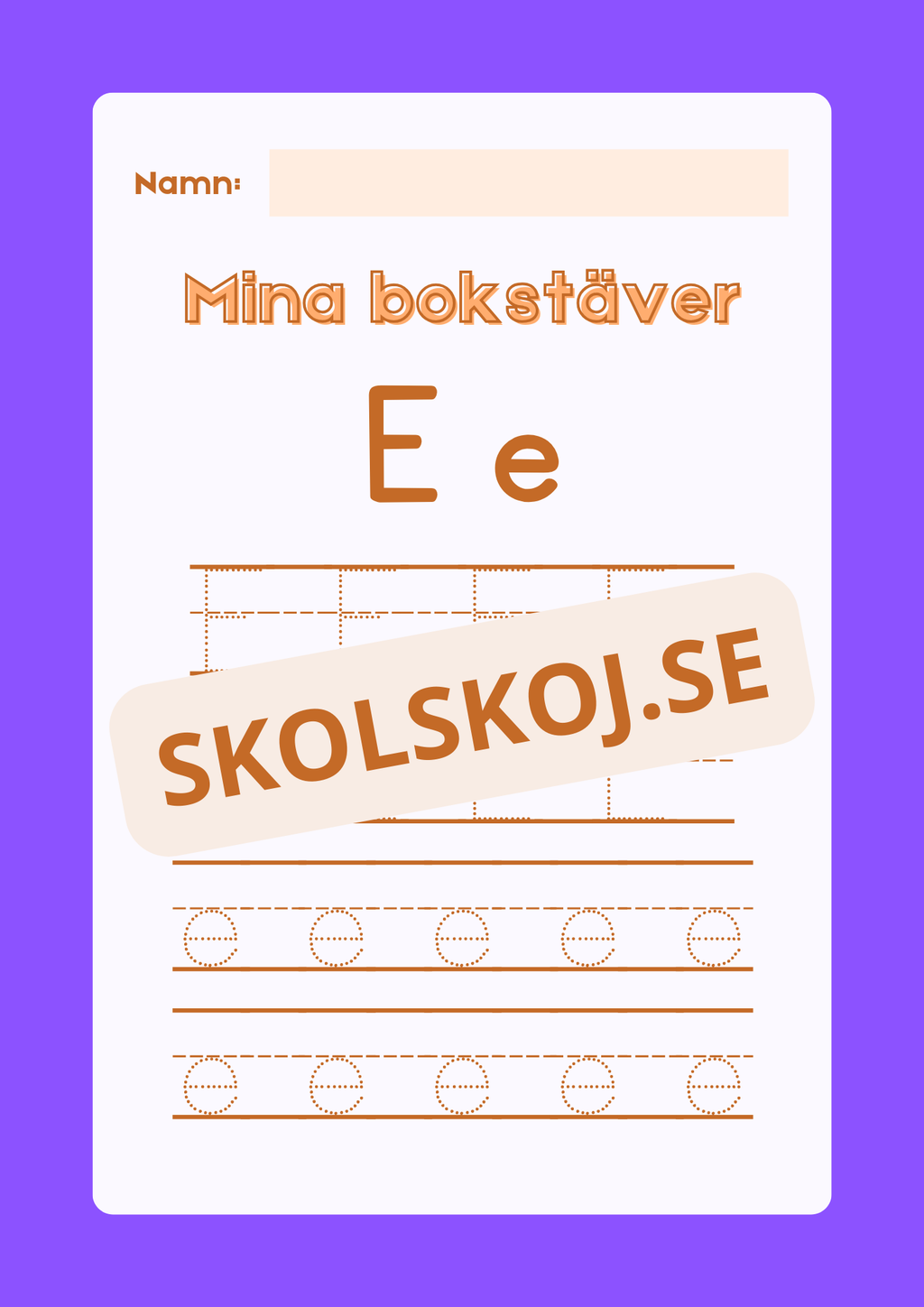 Mina bokstäver - Hela alfabetet