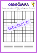 Skapa din egen ordgömma