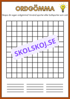 Skapa din egen ordgömma
