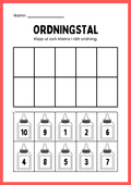 Häfte - Ordningstal