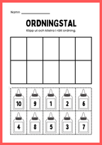 Häfte - Ordningstal