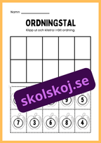 Häfte - Ordningstal