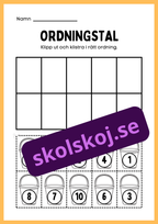 Häfte - Ordningstal