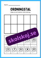 Häfte - Ordningstal