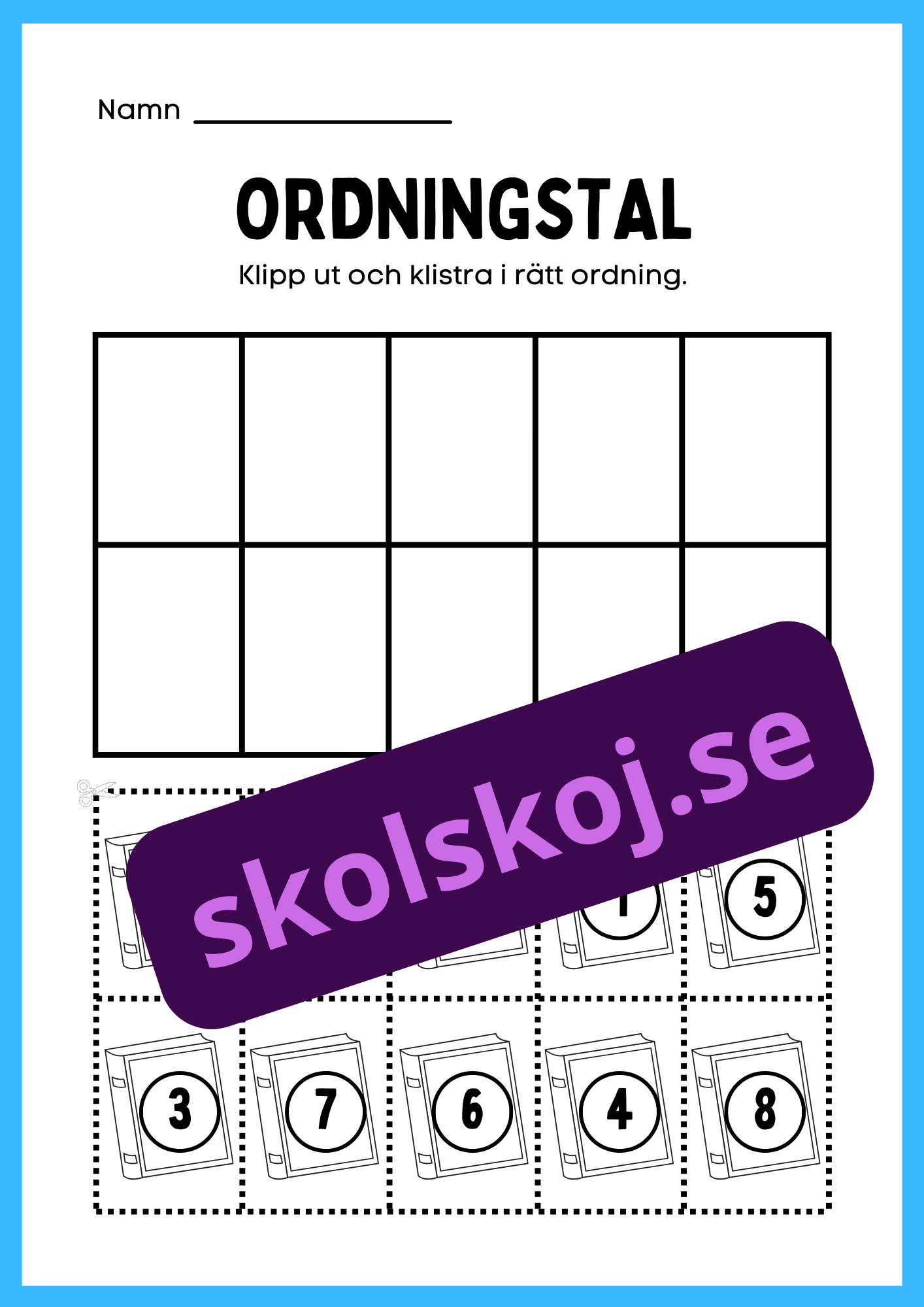 Häfte - Ordningstal