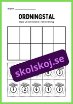 Häfte - Ordningstal