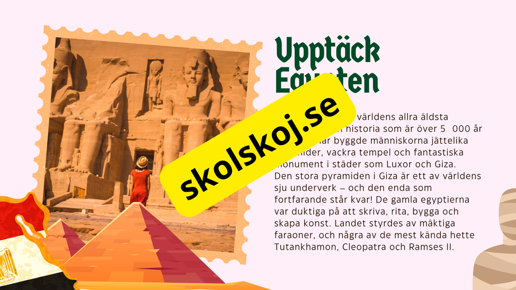 Egypten - Årskurs 4 - 6 + Frågor