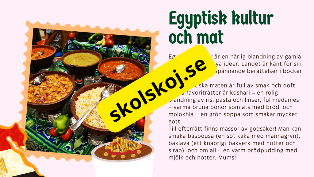Egypten - Årskurs 4 - 6 + Frågor