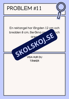 Problemlösningsuppgifter - Årskurs 6 - 7